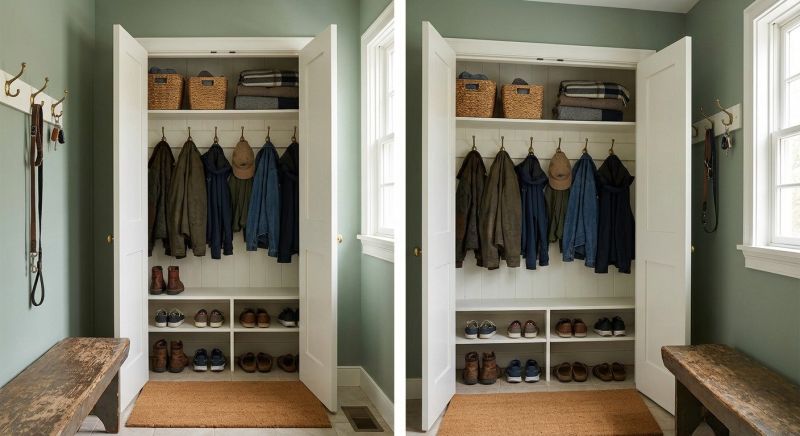 Mudroom Closet Installation in Winston Salem, NC