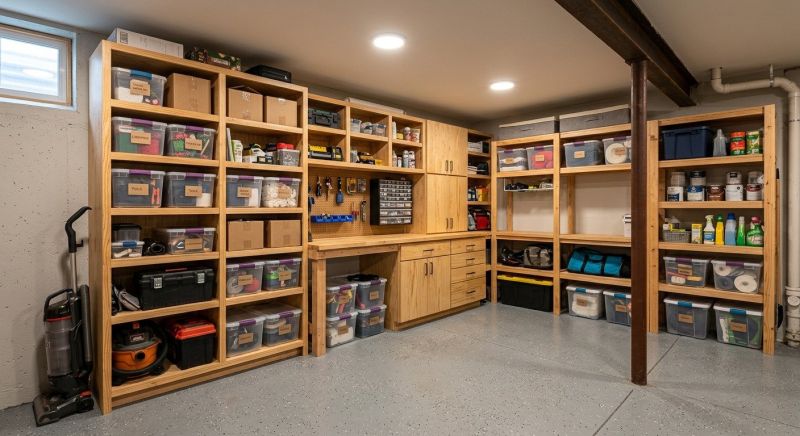 Basement Storage Installation in Raleigh, NC