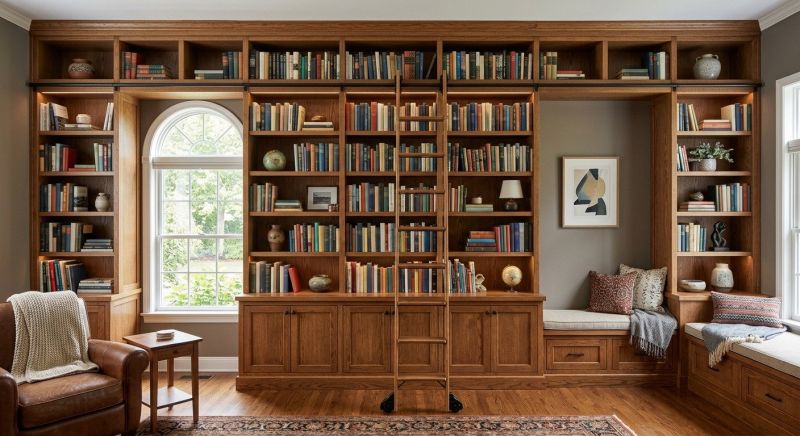 Built In Bookshelves Installation in Frederick, MD