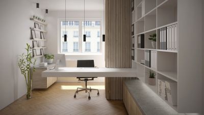 Built In Desk Installation in Woodbridge, VA