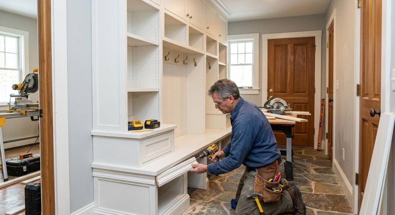 Built In Storage Installation in Durham, NC