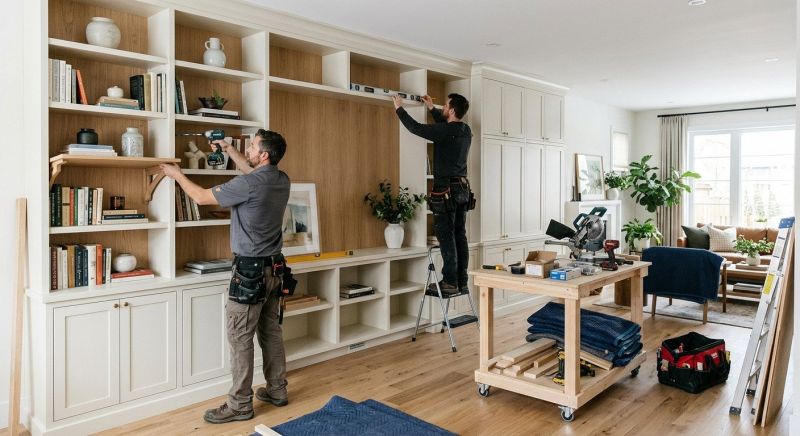 Built In Storage Installation in Raleigh, NC
