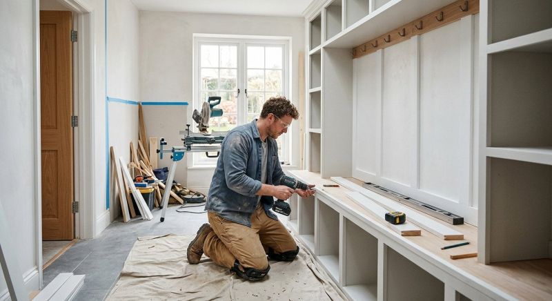 Built In Tv Cabinetry in Durham, NC