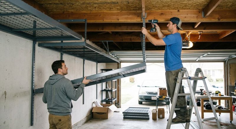 Ceiling Rack Installation in Greensboro, NC