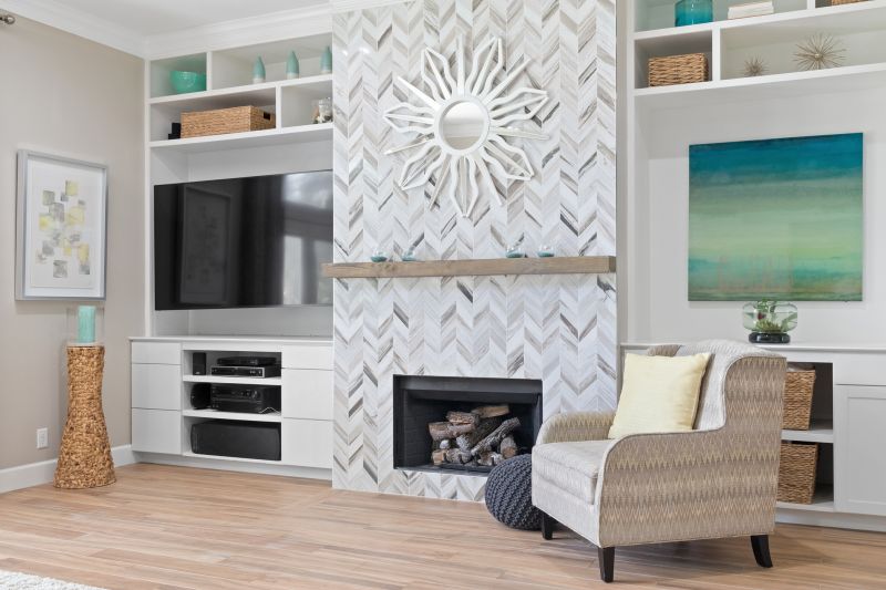 Fireplace Cabinet Installation in Alexandria, VA