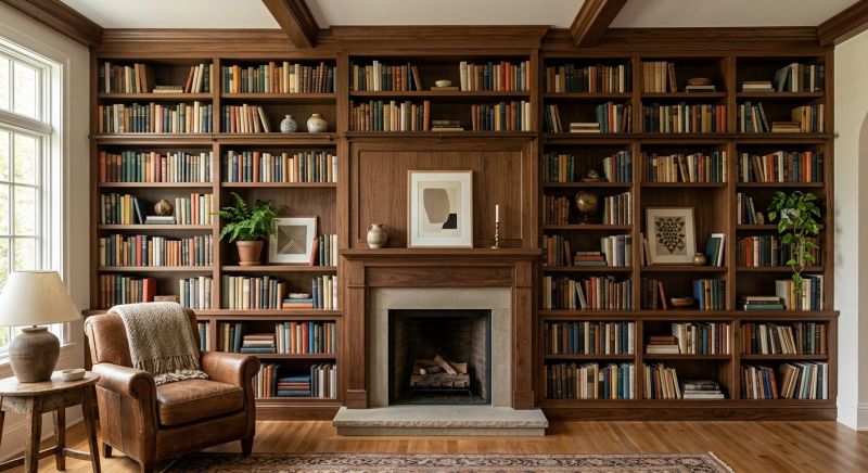 Fireplace Shelves Installation in Raleigh, NC