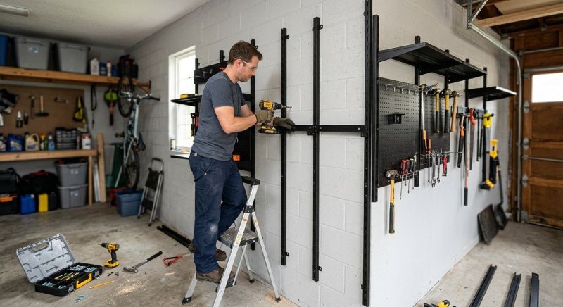 Garage Tool Rack Installation in Annapolis, MD