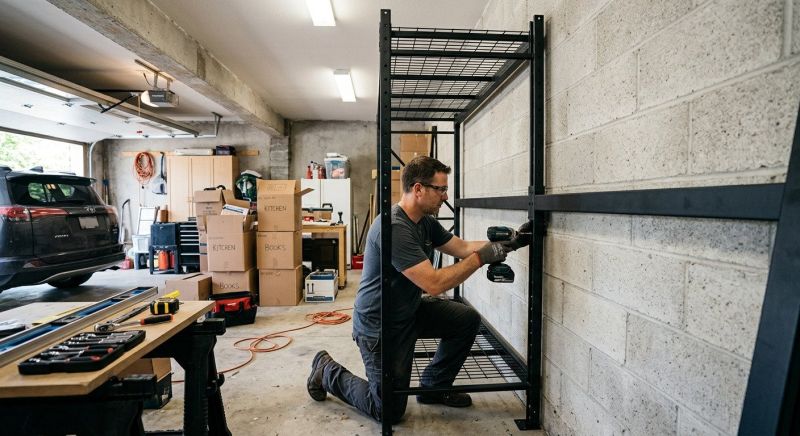 Garage Tool Rack Installation in Annapolis, MD