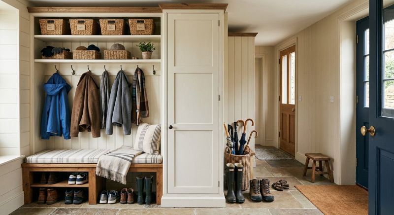 Mudroom Closet Installation in Raleigh, NC