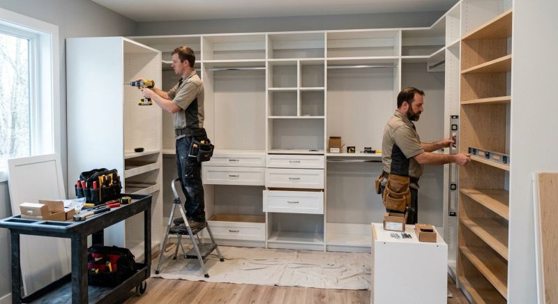 Walk In Closet Installation in Winston Salem, NC