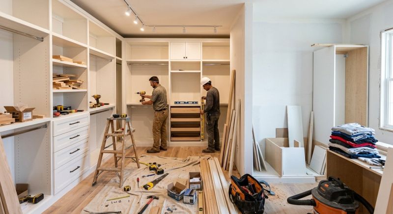 Walk In Closet Remodeling in Alexandria, VA