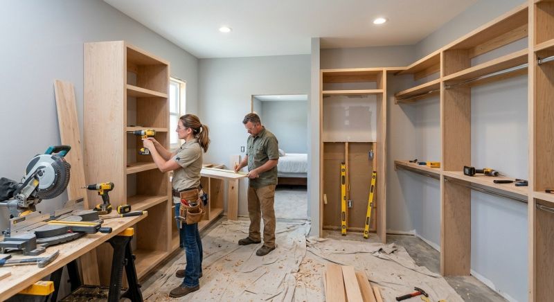 Walk In Closet Remodeling in Annapolis, MD